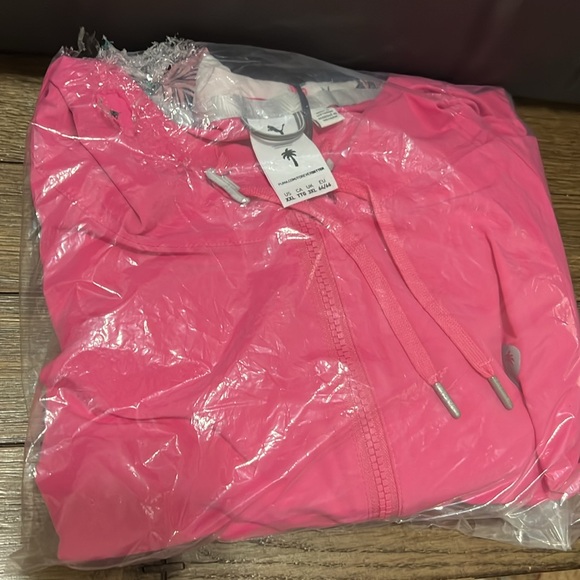 NWT Puma x PTC Anorak Golf Jacket Size XXL Pink - Picture 8 of 8